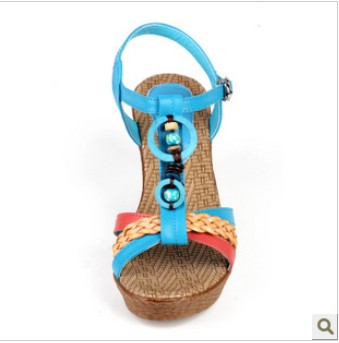 Apricot Retro Style High Heel Platform Shoes_4_1.jpg